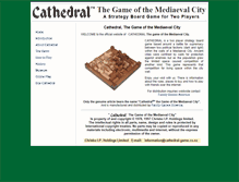 Tablet Screenshot of cathedral-game.co.nz